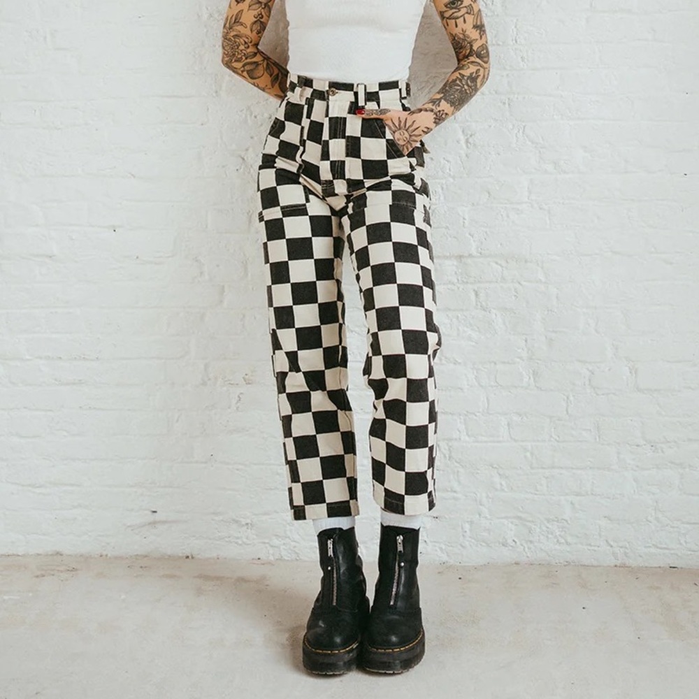 P&Co Checkerboard Service Fatigue Pants